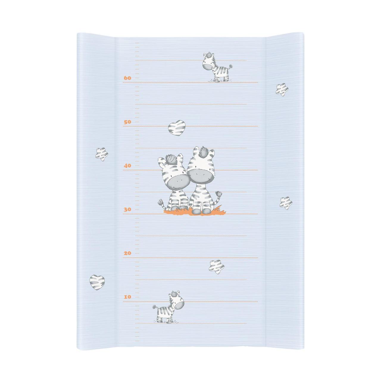 

Детская пеленальная доска на ножках с бортиками на кроватку Cebababy Basic line: Зебра, 50х70 см, разноцветный (W-200-002-160)