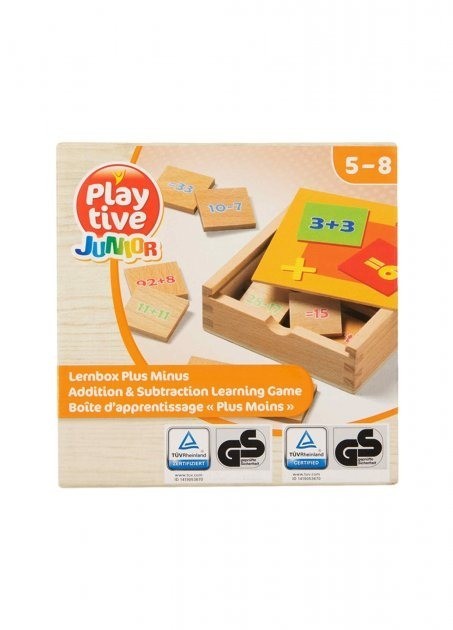 

Игра детская развивающая Учимся считать Playtive 12х12х4см