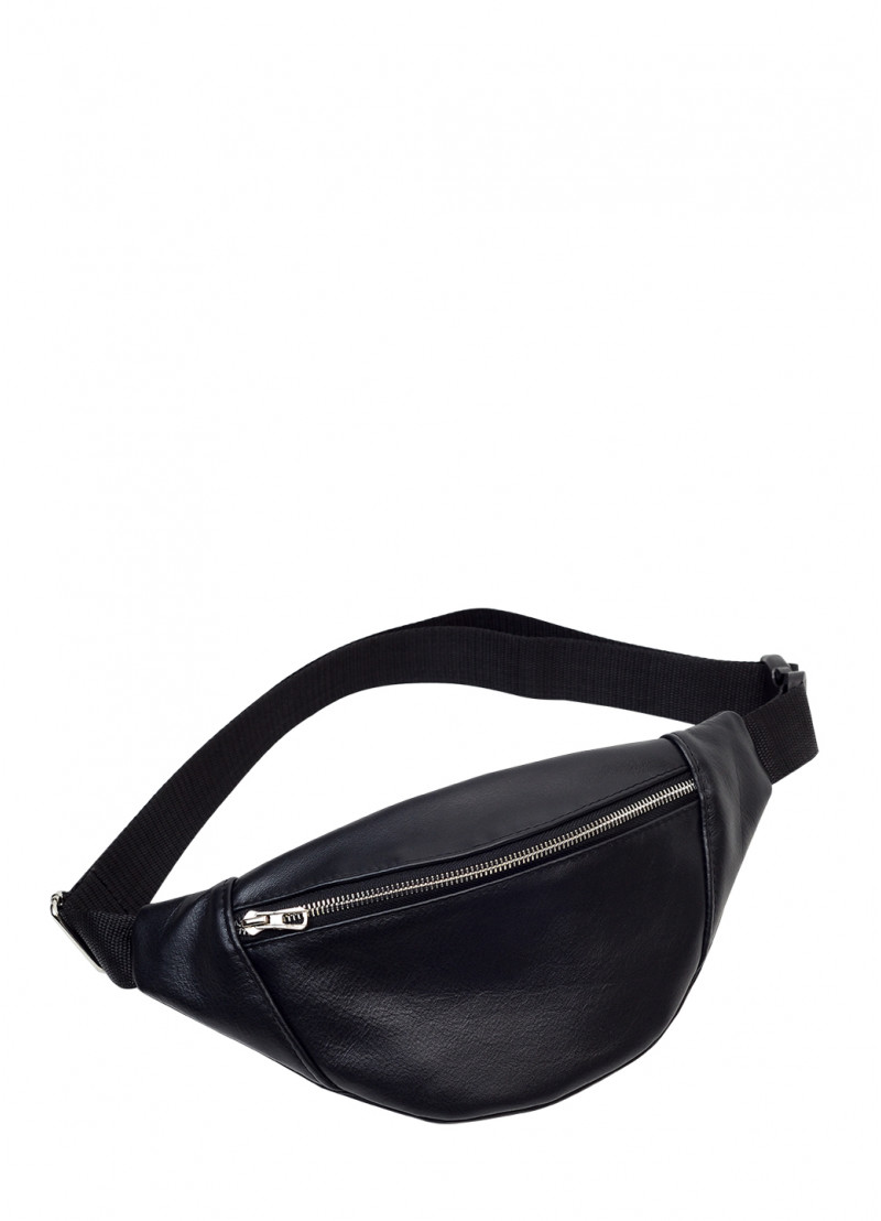 

Поясная сумка бананка Sambag Soho BSSm черная 82113101m