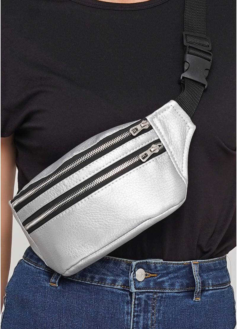 

Поясная сумка бананка Sambag Tirso LTS серебро 80333003