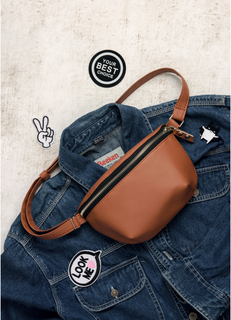 

Сумка на пояс бананка Sambag Polo SQS коричневый 86123027
