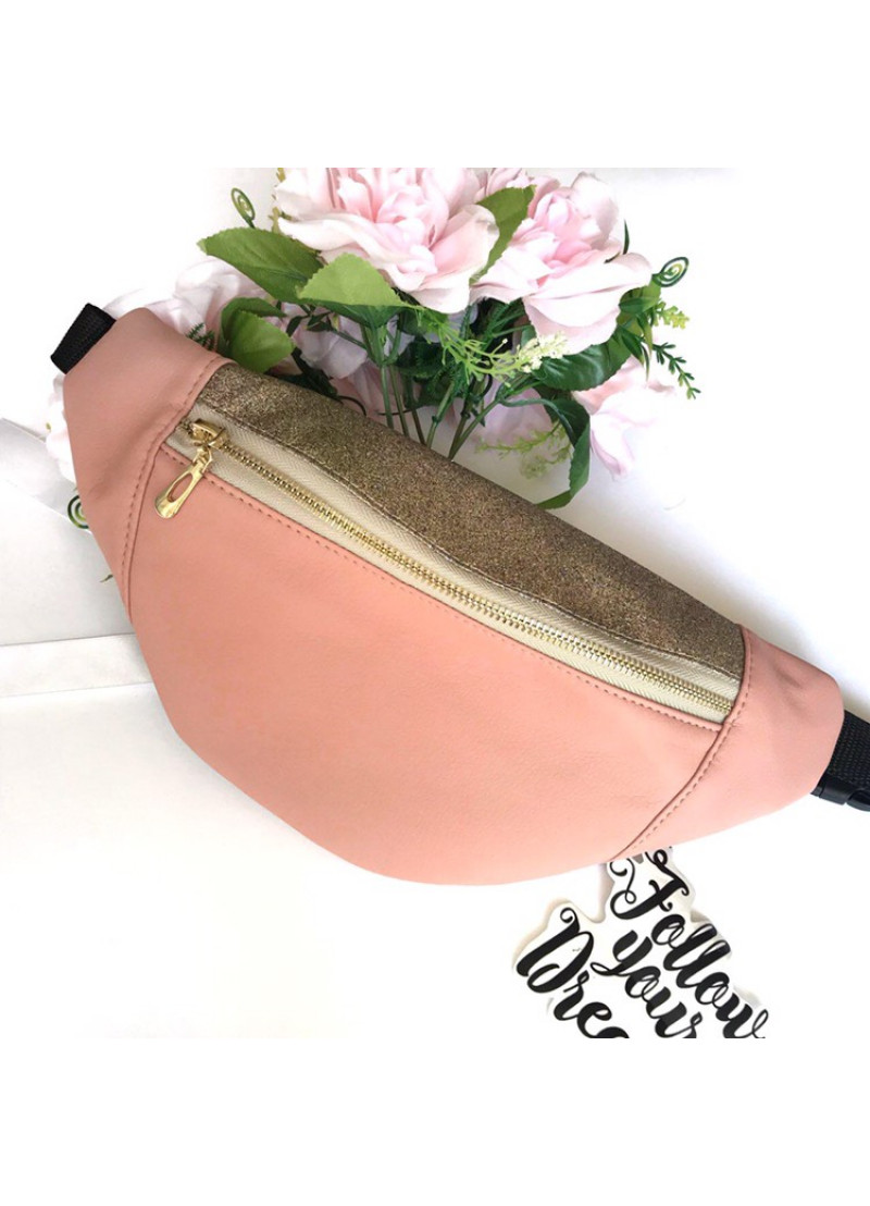 

Поясная сумка бананка Sambag Soho BSO пудра 82119006bm
