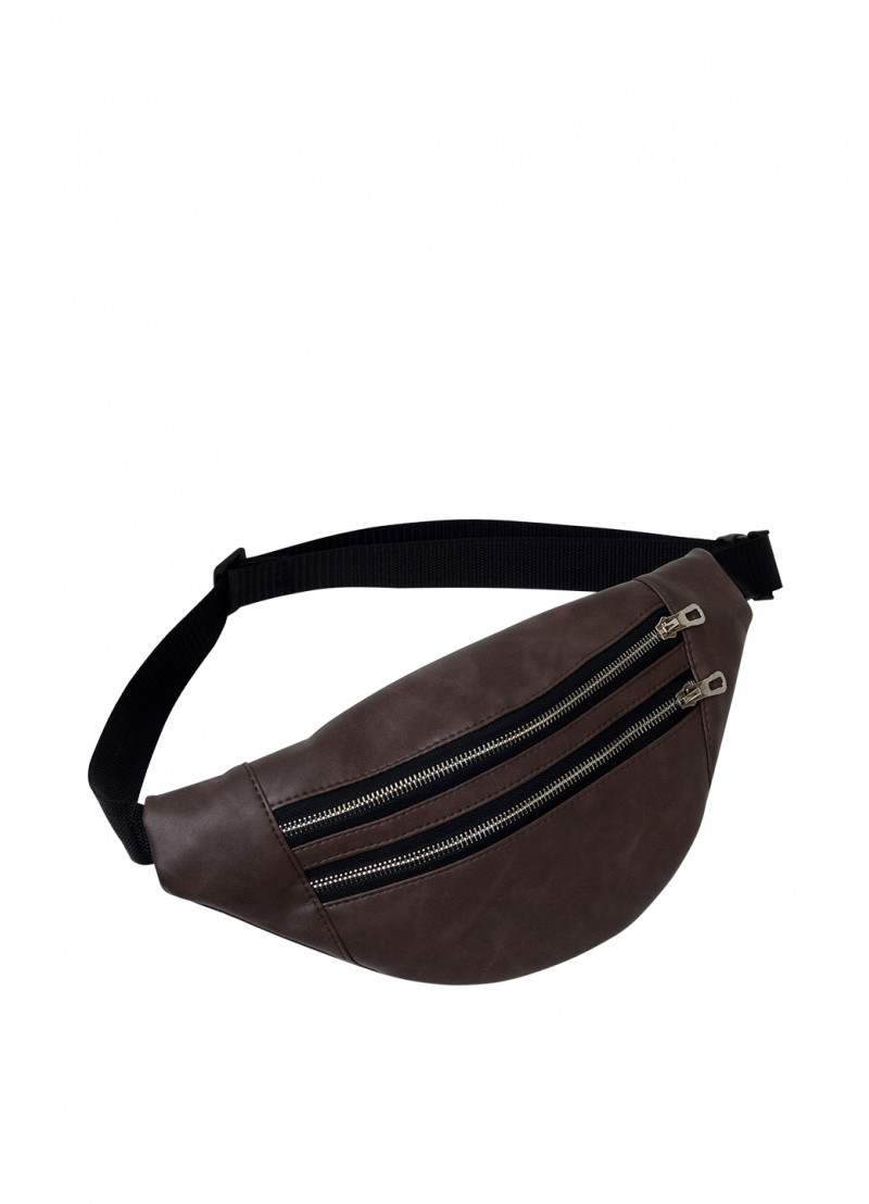 

Поясная сумка бананка Sambag Soho MTS светло-коричневый нубук 82333061