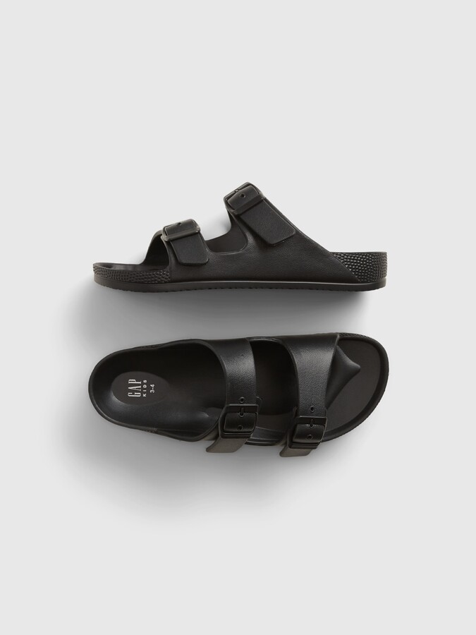 

Детские шлепанцы GAP слайдер 1159757654 (Черный, 33-34)