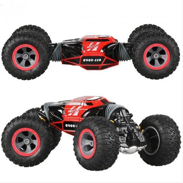 

Машина радиоуправляемая Rock Crawler Трюковая перевертыш Джип 1:18 Красная