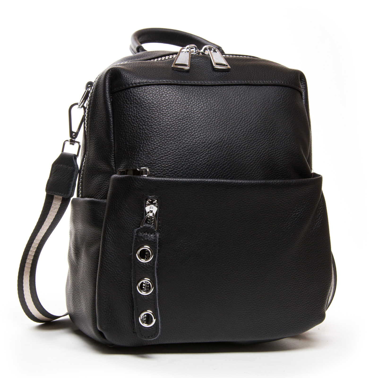 

Сумка Женская Рюкзак кожа ALEX RAI 27-8903-9 black