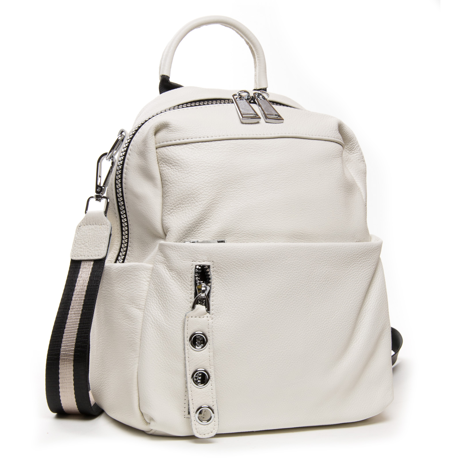 

Сумка Женская Рюкзак кожа ALEX RAI 27-8903-9 rice white