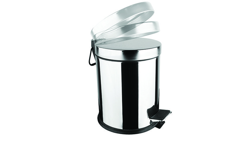 

Ведро для мусора с педалью New Mezer 5 л SM4501-05