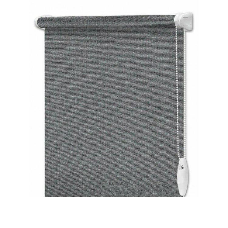 

Рулонная штора InterDiz Luminis Metallik 941 125х185 см открытого типа Блестящий Темно-серый