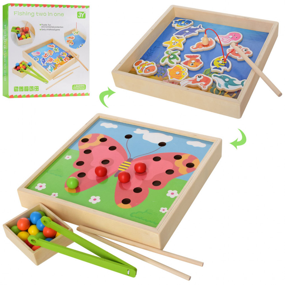 

Деревянная игрушка Магнитная рыбалка MD 2236