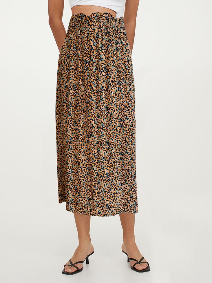 

Юбка Monki 826947b37  Коричневая, Юбка Monki 826947b37 XL Коричневая