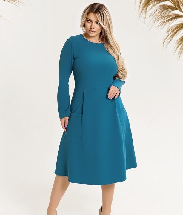 

Платье G&M k-85696 - Размер цвет бирюзовый, Платье G&M k-85696 54-56 Размер цвет бирюзовый
