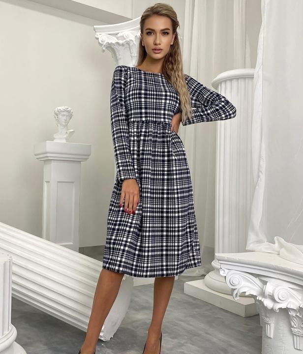

Платье G&M k-85965 42-44 Размер цвет гусиная лапка