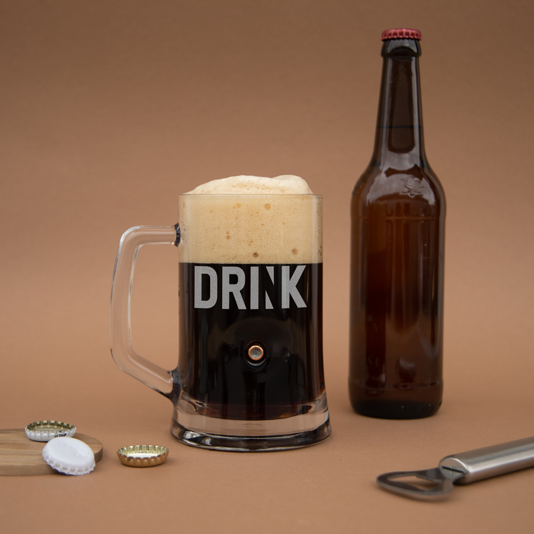 

Кружка для пива с пулей "DRINK" BeriDari (9029)