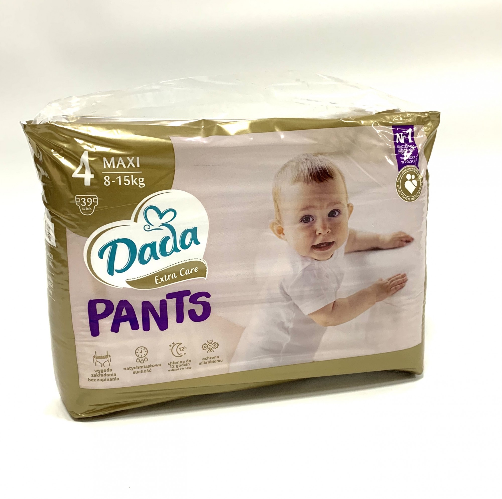

Підгузники-трусики Dada extra care 4 розміру, 8-15 кг. 39 шт