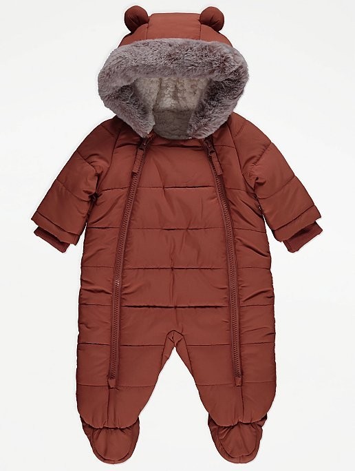 

Зимний комбинезон на мальчика George "Tan Padded" размер 6-9M 68-74 см коричневый