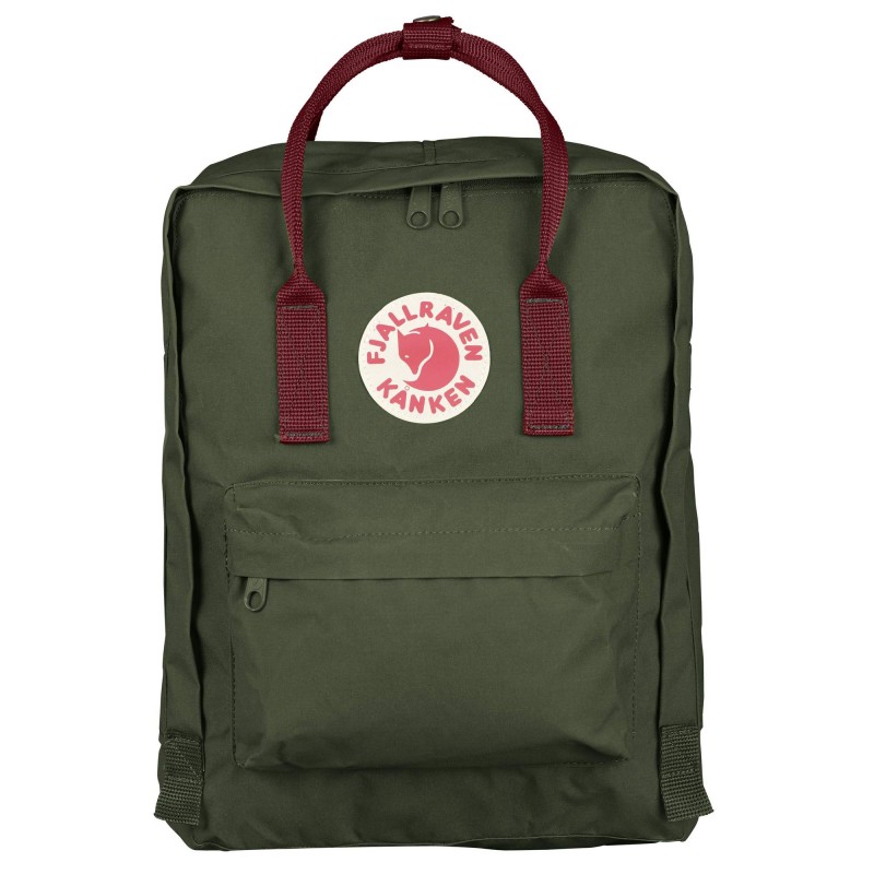 

Рюкзак Fjallraven Kanken Classic Forest Green-Ox Red