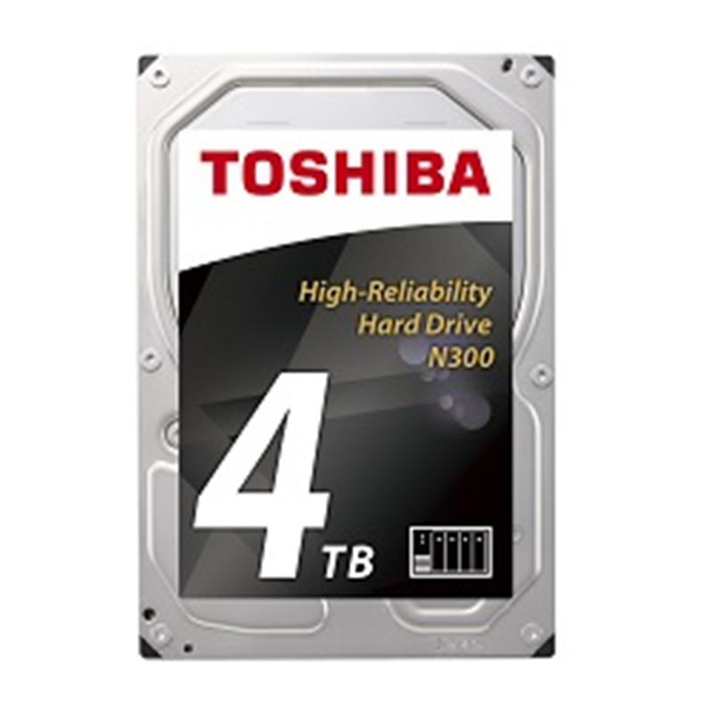 

Накопитель HDD SATA 4.0TB Toshiba N300 NAS 7200rpm 128MB (HDWQ140UZSVA)