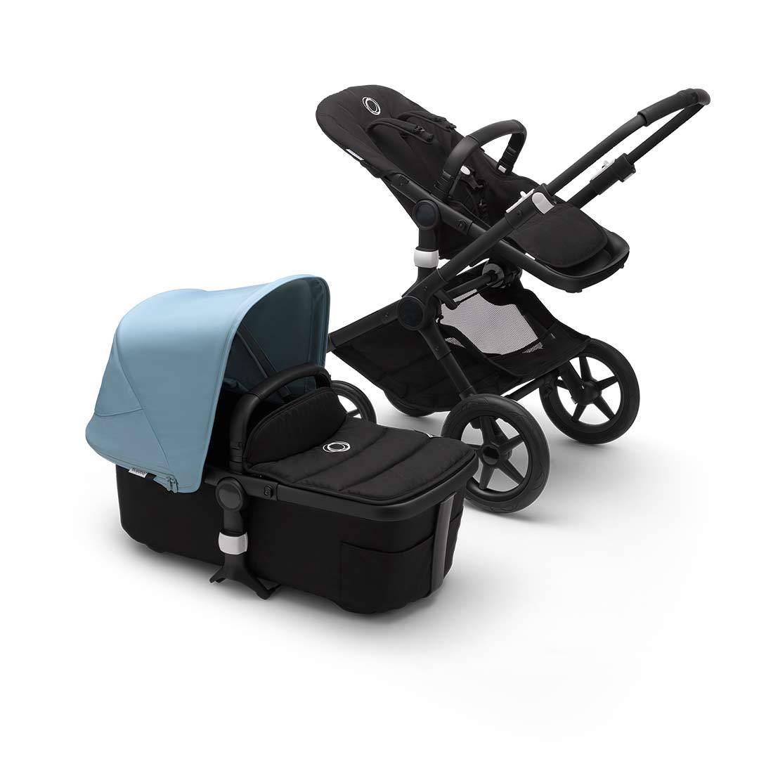 

Універсальна коляска 2 в 1 Bugaboo Bugaboo Fox 2 Vapor Blue/Black на шасі Black