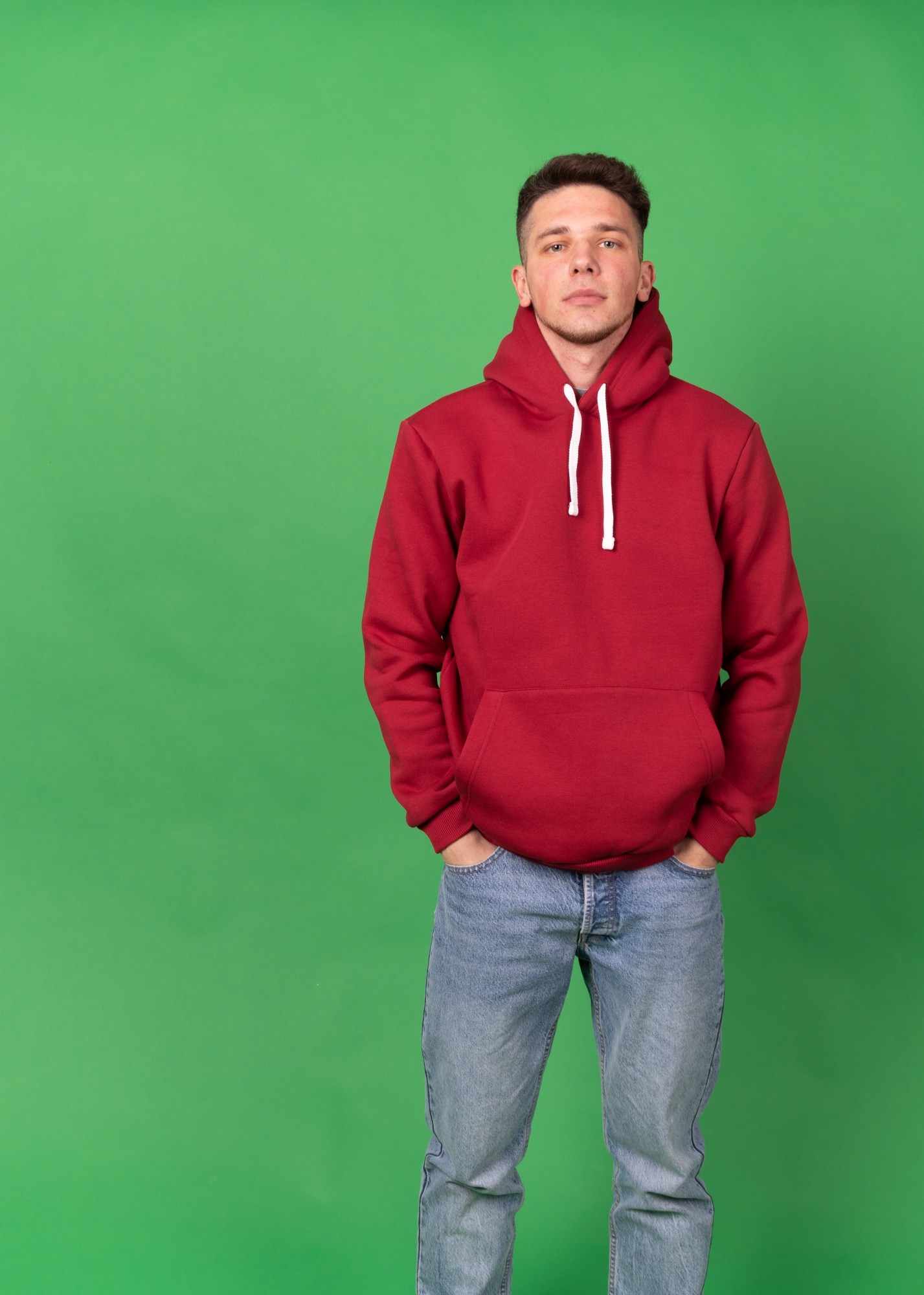 

Худи мужское теплое TvoePolo Бордовое XXL (7155-13xxl)