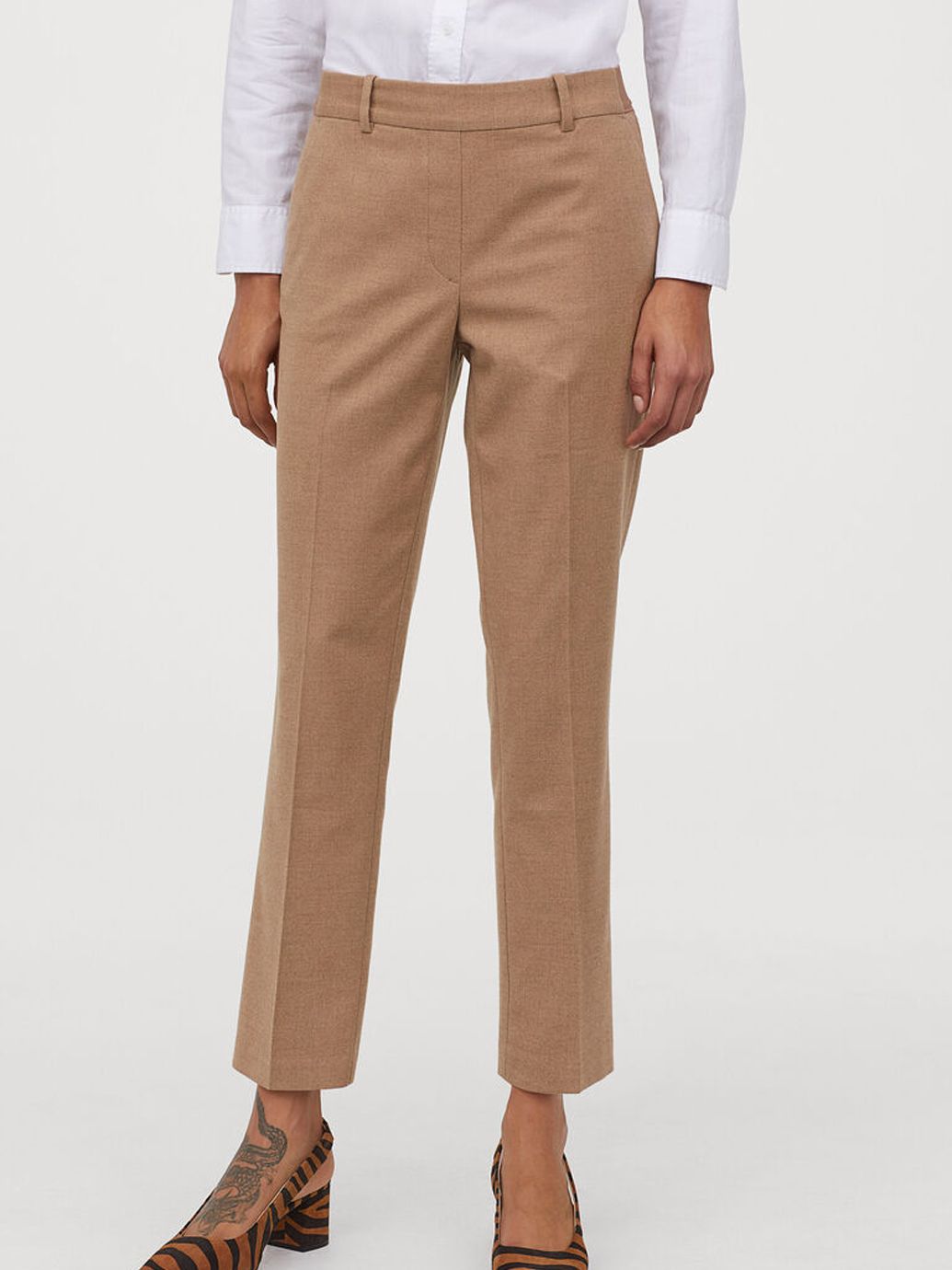 

Брюки H&M 752814b39 38 Бежевые