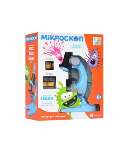 

Детский микроскоп LIMO TOY Голубой SK 0026 B увеличение 1200x