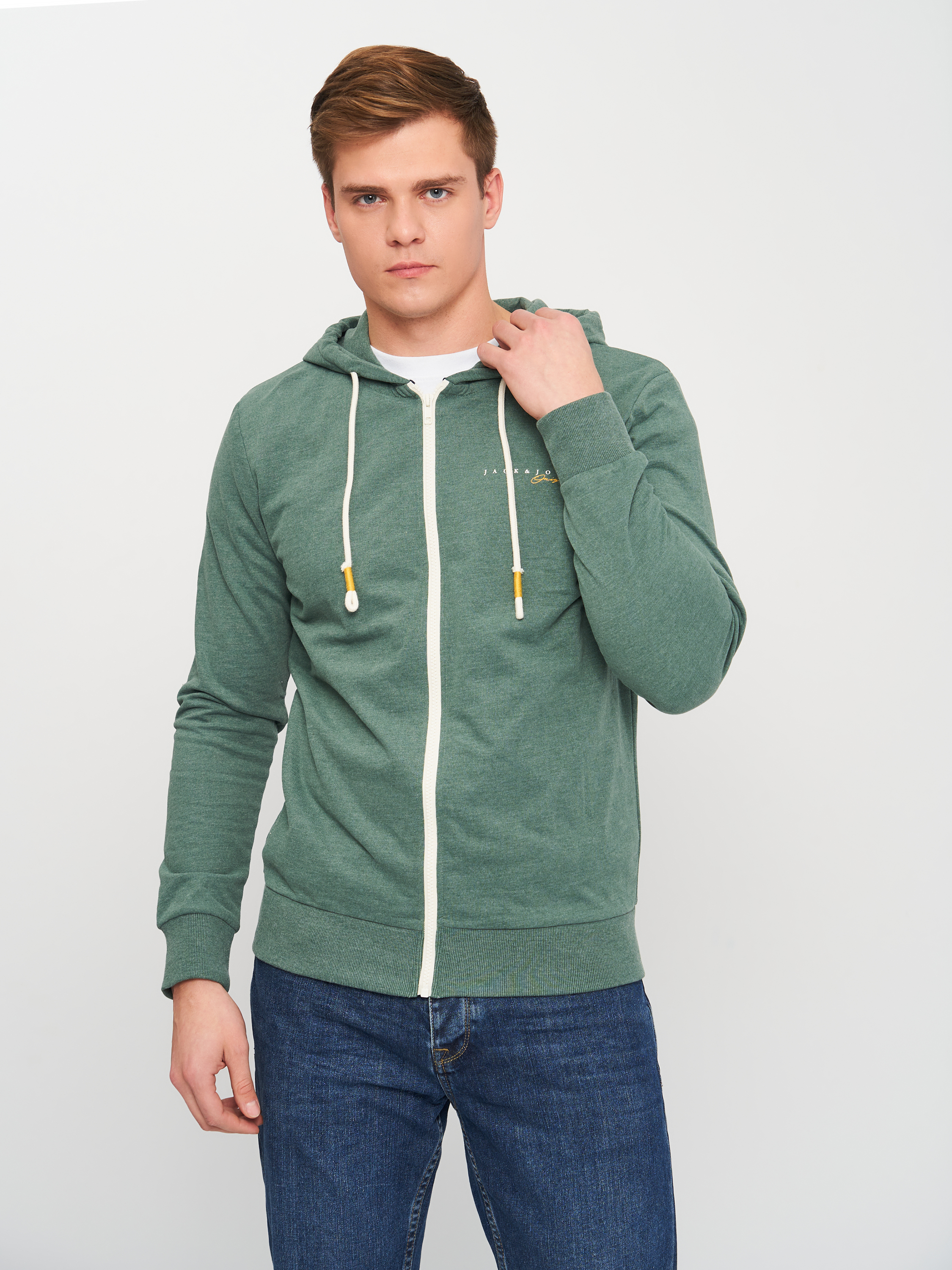 

Толстовка Jack & Jones XAZ258141SFAW  Бледно-зеленая с принтом, Толстовка Jack & Jones XAZ258141SFAW L Бледно-зеленая с принтом