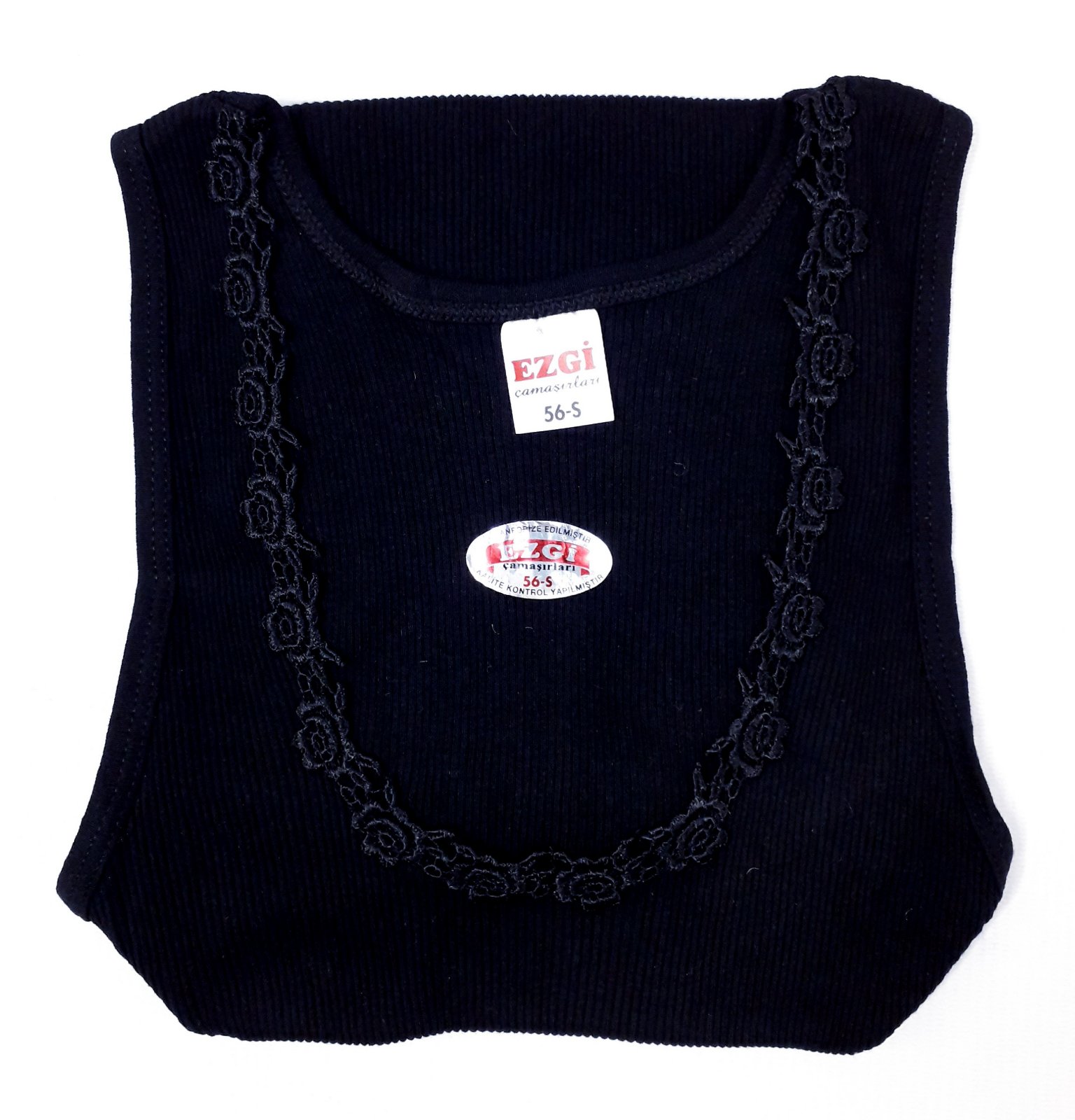 

Женская майка Ezgi 5473 -(р) черный, Женская майка Ezgi 5473 50-52(р) черный