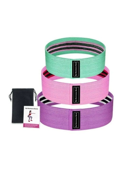 

Набор тканевых фитнес резинок Luting Hip Resistance Bands 3 штуки