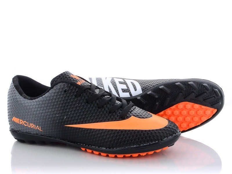 

Сороконожки (многошиповки) Walked Mercurial 01 31 размер 19.5 см black\orange