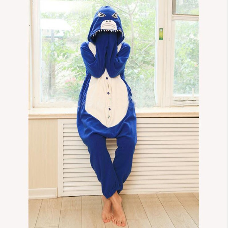 

Пижама Кигуруми Слип Для Мальчиков Kigurumi Акула Синий 145-155 см. (1064/2)