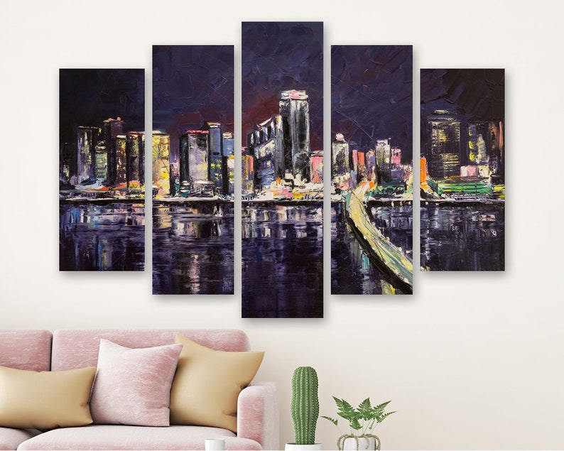 

Модульная картина на холсте из пяти частей Майами 187x119 см