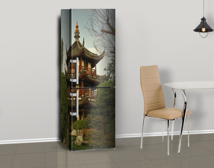 

Красивые магниты на весь холодильник, Азия 200x60см. Лицевая часть (с защитной ламинацией) (hol0221R_as00154)