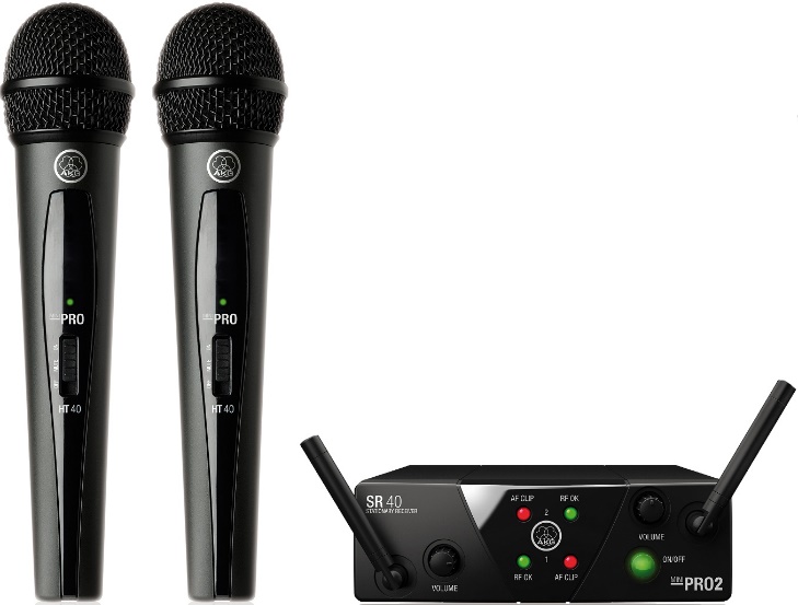 

Микрофонная радиосистема AKG WMS40 Mini2 Vocal Set BD US25a/b