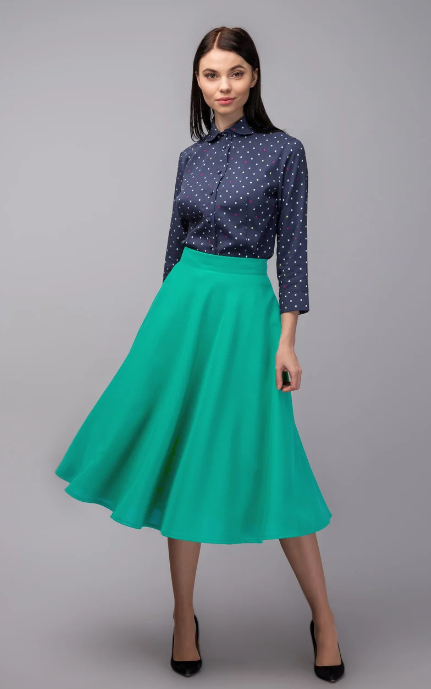 

Женская юбка Fashion Woman GF000216 р40 бирюзовая