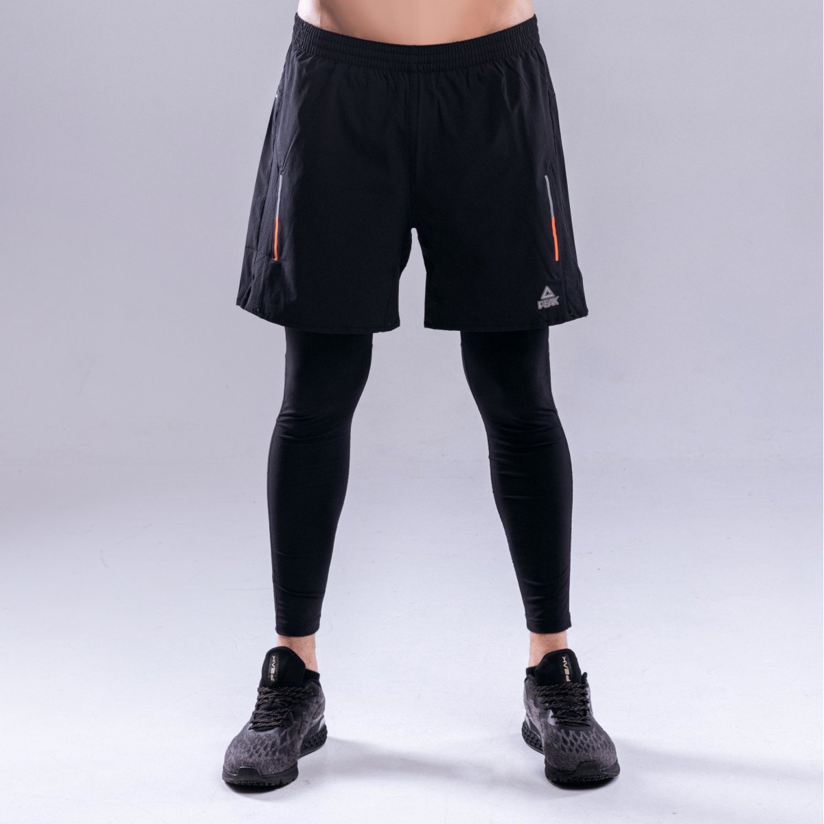 

Шорти та лосини 2в1 чоловічі PEAK 2XL чорний (FW301441-BLA)