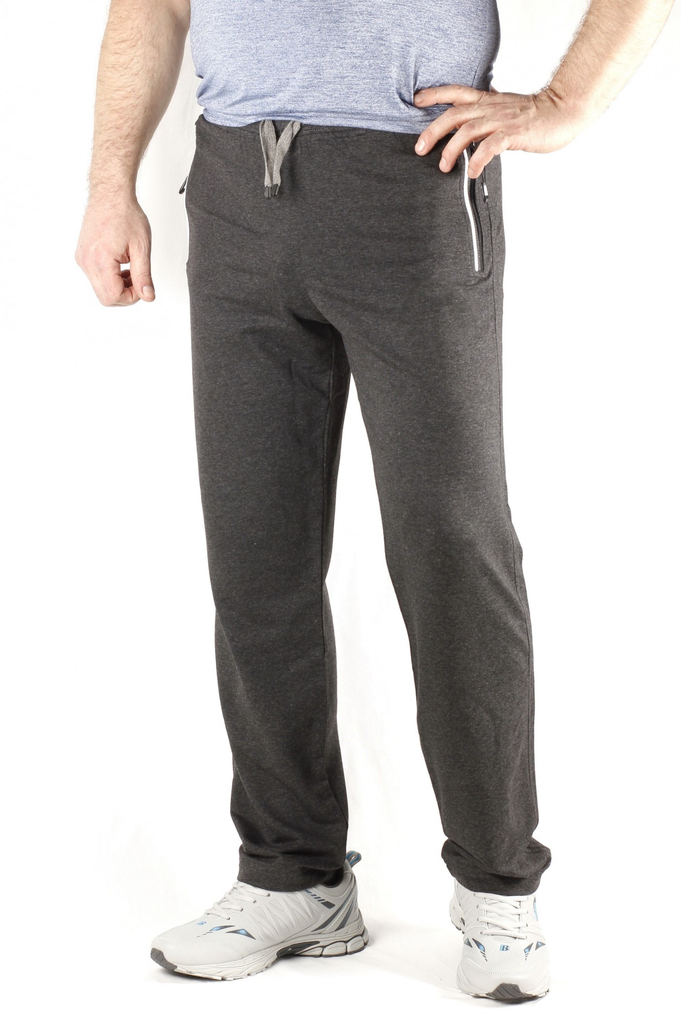

Брюки спортивные трикотажные 0277 Gray (48/50) серые, Брюки спортивные трикотажные 0277 Gray L(48/50) серые
