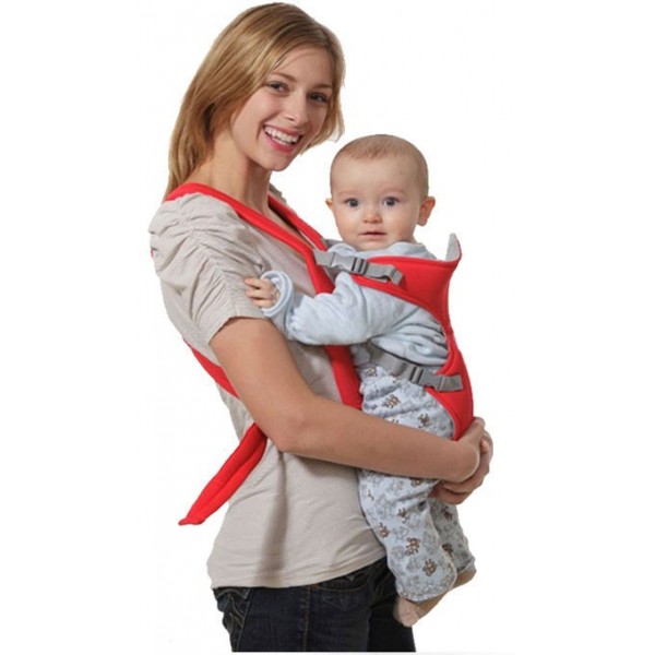 

Рюкзак кенгуру для переноски ребенка Слинг-Сумка Baby Carriers Красный (J-0719)