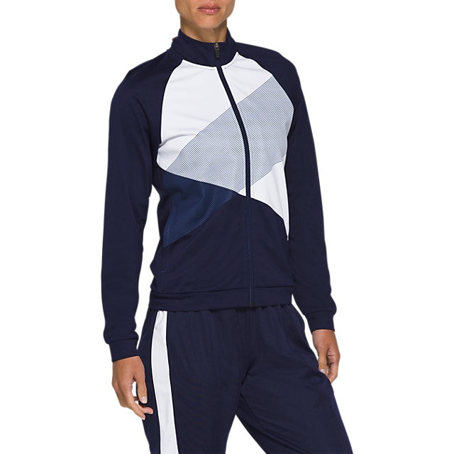 

Толстовка Asics W TOKYO FZ WARM UP XS синий c-2032B096-401