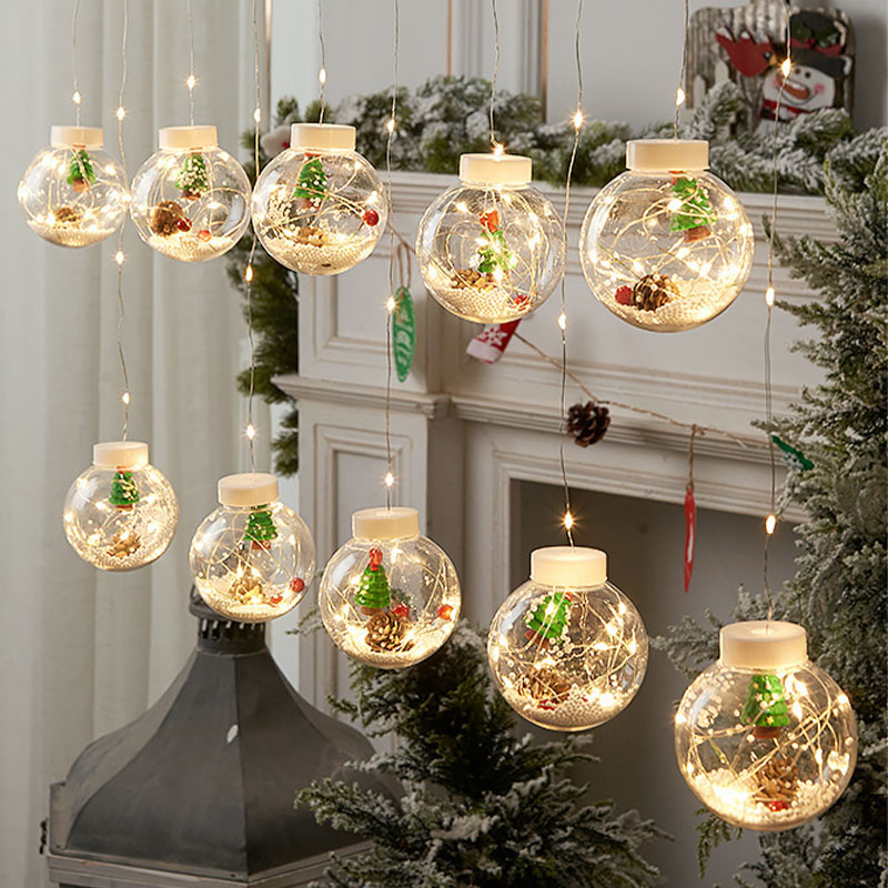 

Светодиодная гирлянда Lesko Y004 Christmas Tree Теплый свет новогодняя 3.5 м