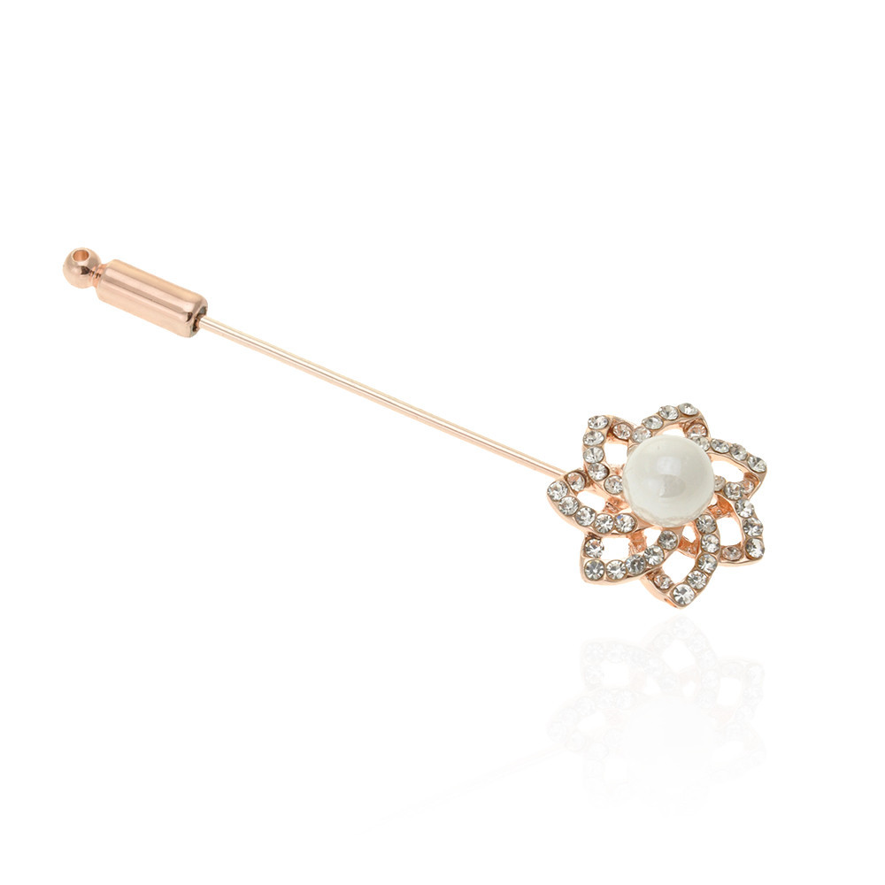 

Брошь-игла со стразами 6см вариант 02