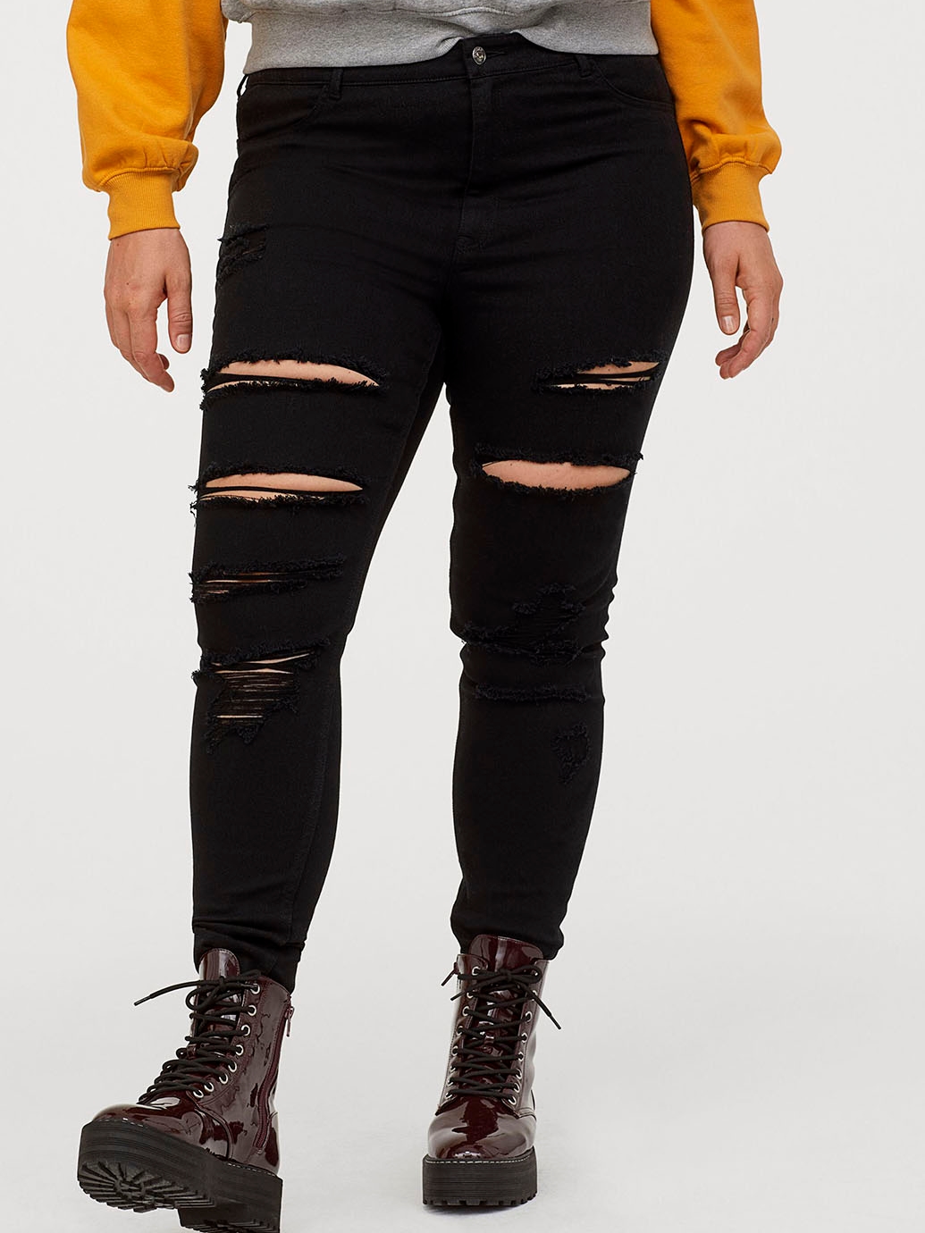 

Джинсы H&M 780361b39  Черные, Джинсы H&M 780361b39 56-58 Черные
