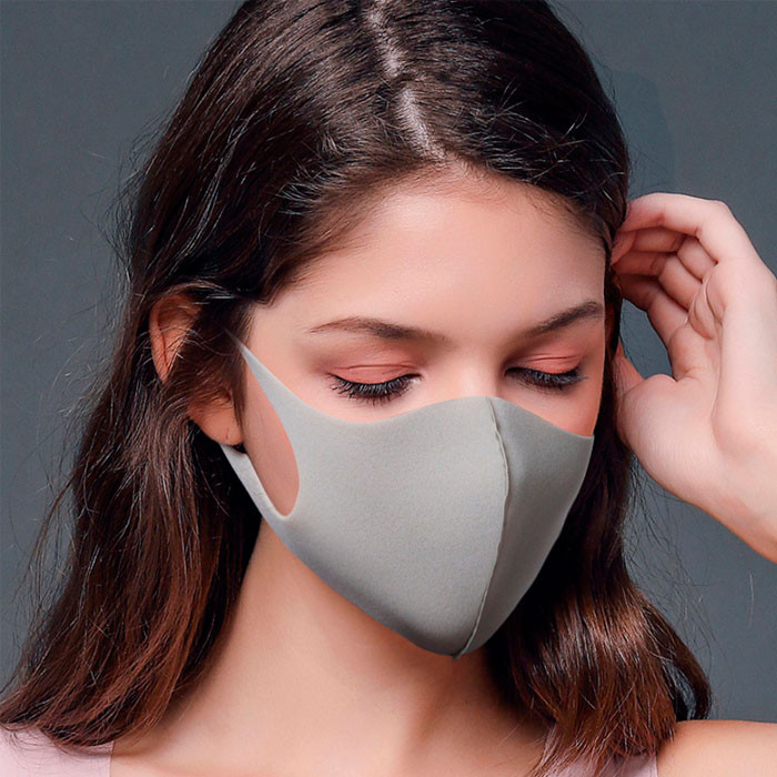 

Маска Косплей с фиксацией Серая (7362)