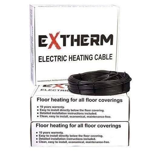 

Теплый пол Extherm двужильный нагревательный кабель ETC ECO 20-1000 (9479365)