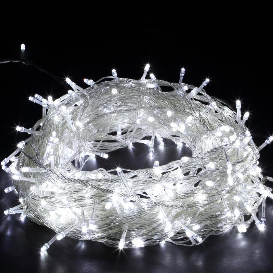 

Гирлянда светодиодная новогодняя для помещений 400 LED 30 метров 220В от сети Разноцветный