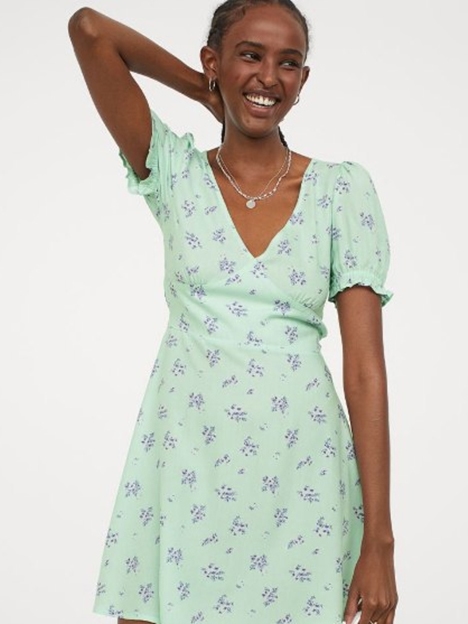 

Платье H&M 829145011b42  Светло-зеленое, Платье H&M 829145011b42 36 Светло-зеленое