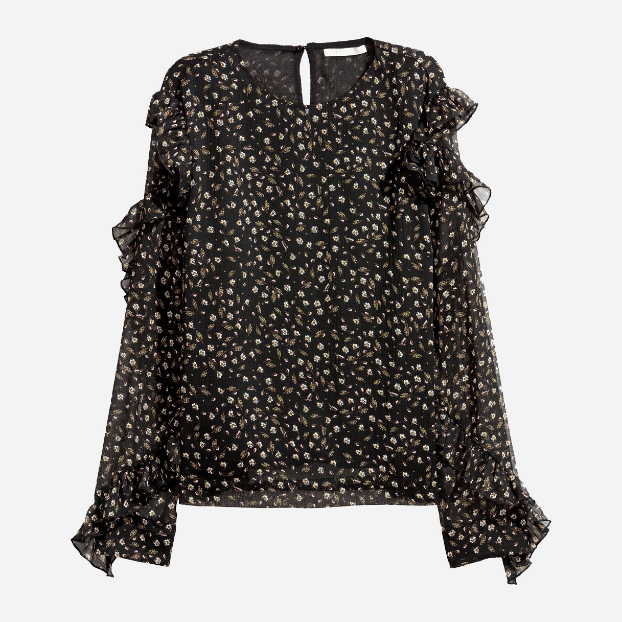 

Блузка H&M 611062b42  Черная, Блузка H&M 611062b42 34 Черная