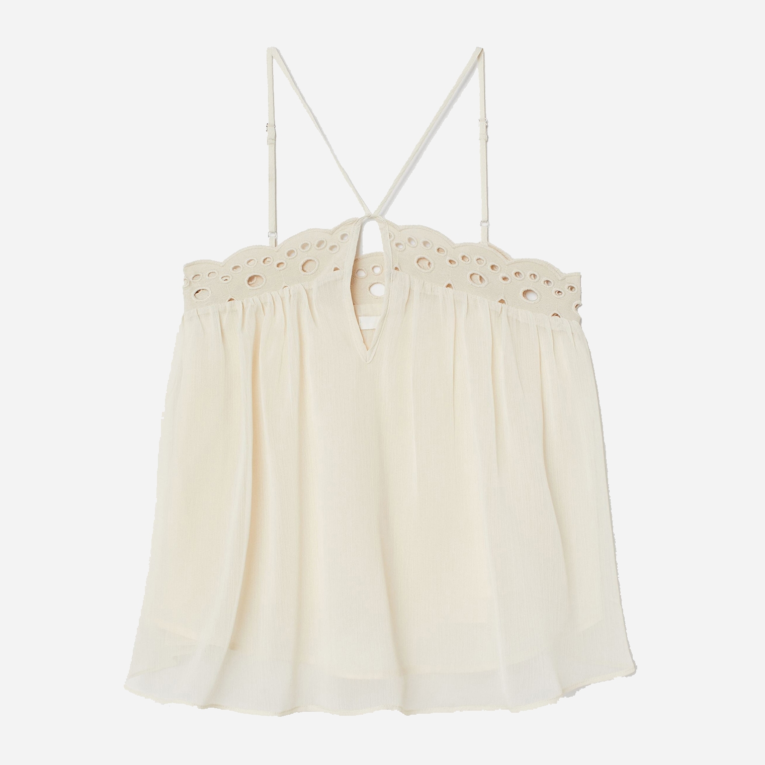 

Топ H&M 768503b42  Молочный, Топ H&M 768503b42 42 Молочный