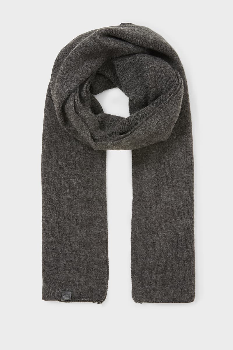 

Шарф H&M 150x40 темно серый 2113248
