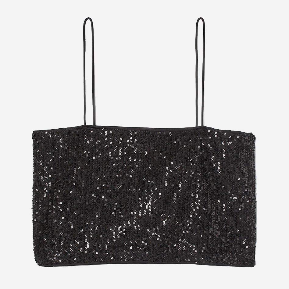 

Топ H&M 948225b42 L Черный